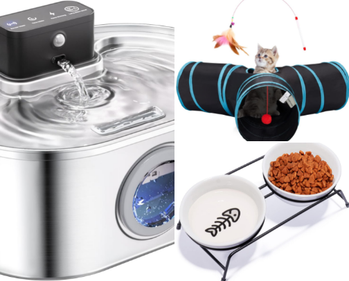 Gear for Cat Moms & Feline Lovers cover photo collage