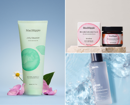 Skincare🧼 cover photo collage