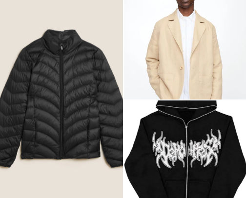 Jackets cover photo collage