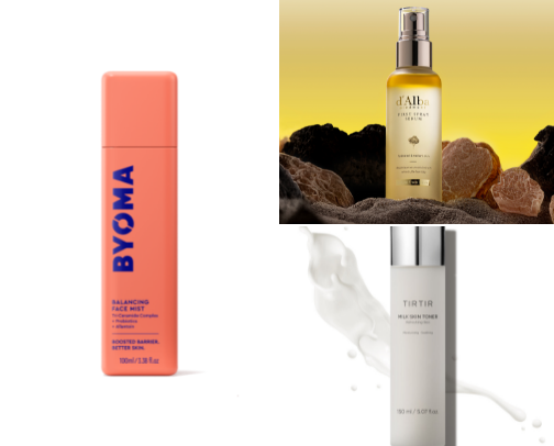 SKIN FLOODING FACE MISTS💦 cover photo collage