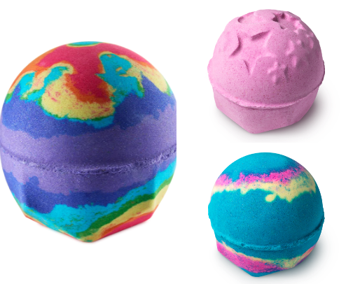 My favourite Lush bath bombs cover photo collage