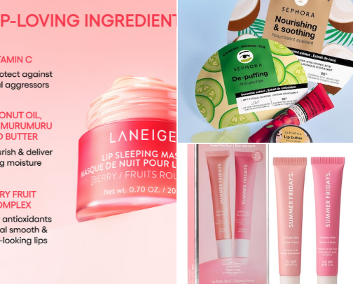 My favorite beauty recs cover photo collage