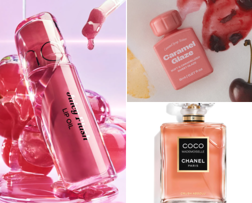 Beauty products cover photo collage