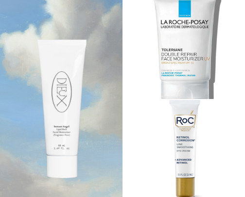 No RX needed! Recommendations for mature skin ladies who want to keep their skin hydrated and glowy! cover photo collage