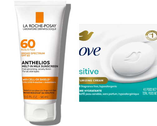 Favorite Body lotions & Sunscreen cover photo collage