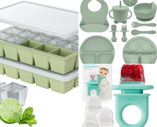 Stress Free Start to Baby Solids cover photo collage