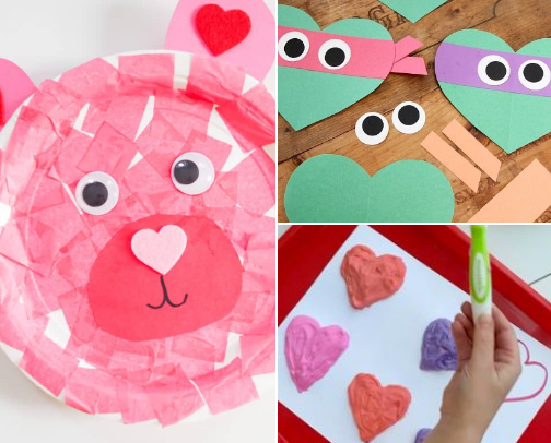 V-Day Crafts for the Kids cover photo collage