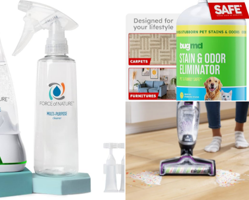 Pet-Friendly Cleaning Products cover photo collage