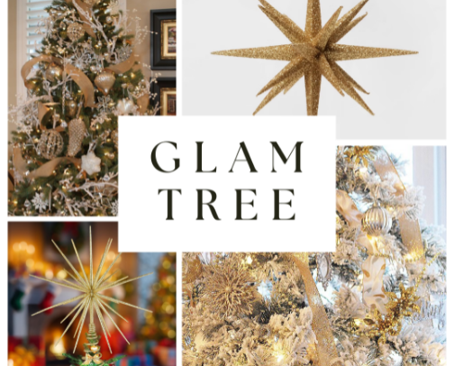 GLAMorous Tree Decor cover photo collage
