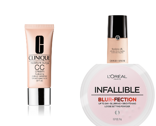 Acne prone makeup 💞 cover photo collage