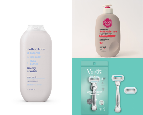 Shower Essentials 🛁🫧 cover photo collage