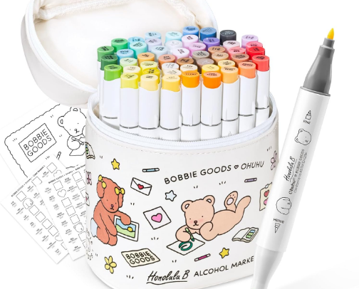 coloring + art supplies cover photo collage