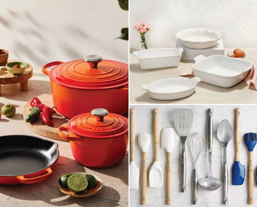 Timeless Kitchen Craft by Le Creuset cover photo collage
