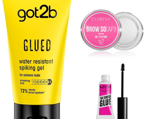 Top eyebrows products for darker hair with natural effect cover photo collage