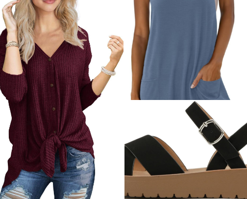 My Amazon clothing finds cover photo collage