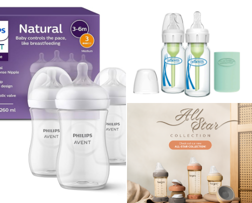 Baby Bottles cover photo collage