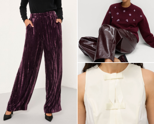 Sparkle and Shine: Your Guide to a Glamorous Christmas Morning Look cover photo collage