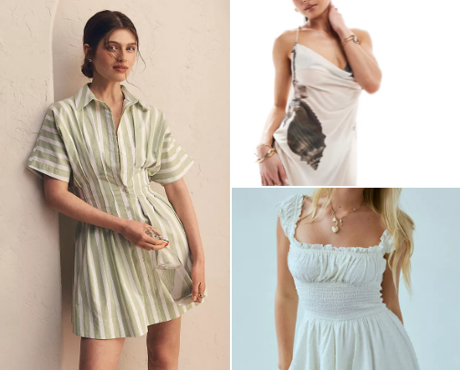 summer dresses cover photo collage
