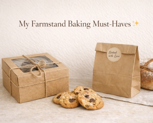 Farmstand Baking Essentials for Cookies, Bread & Baked Goods cover photo collage