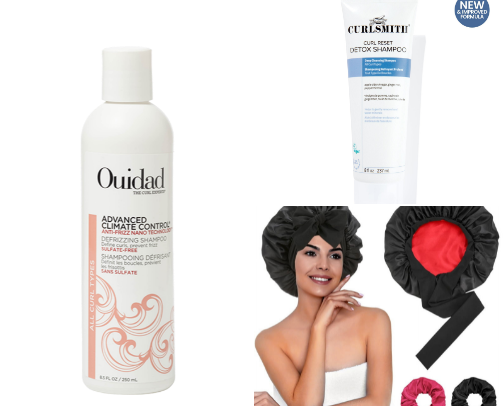 My fav curly hair products for type 3A/3B cover photo collage