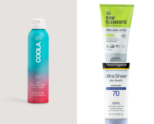 Best Sunscreens for Swimmers! cover photo collage