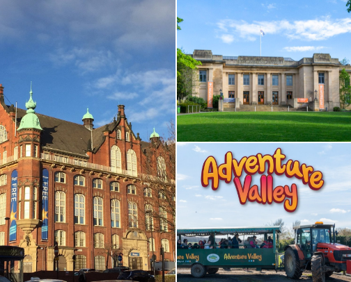 Family Friendly days out in North East England! cover photo collage