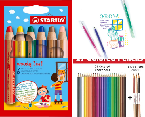 Art Supplies for Kids cover photo collage