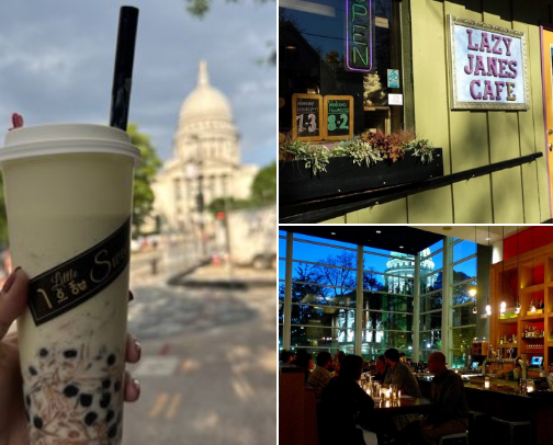 guide to madison - best cafes, bars, and activities cover photo collage