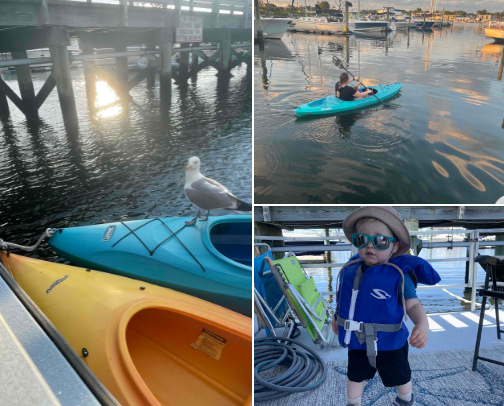 Living Aboard a Boat. Winter and Summer Clothing Edition cover photo collage