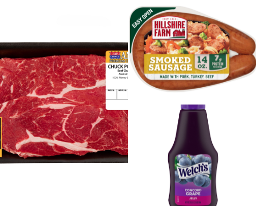 Groceries cover photo collage
