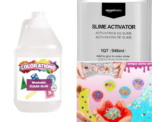 Best Slime Making Ingredients cover photo collage