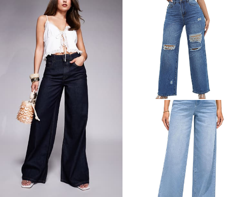Trendy Women's Jeans: Style on a Budget 🛍👖 cover photo collage