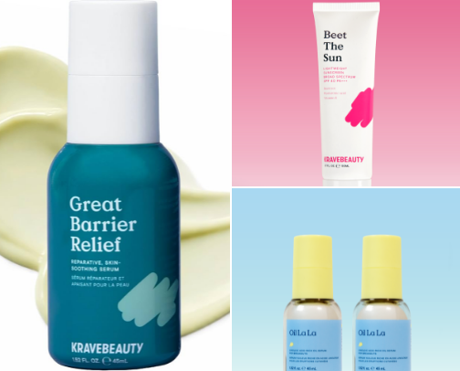 Krave Beauty recommendations cover photo collage