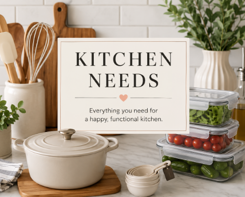 Kitchen Needs cover photo collage