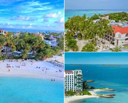 Maldives Travel Guide 🌴✨ cover photo collage
