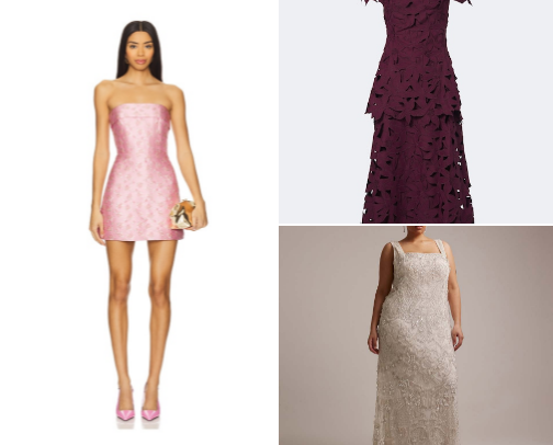 Evening & Occasion Dresses, Elevated Wardrobe Essentials cover photo collage