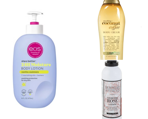 Favorite lotions cover photo collage