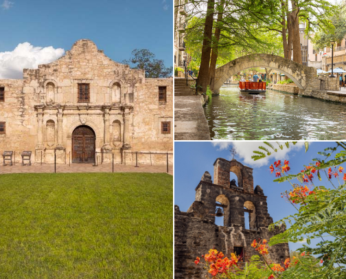 10 Must-Visit Places in San Antonio, Texas, cover photo collage