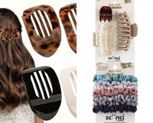 All hair accessories cover photo collage