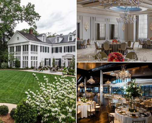 Favorite NC Wedding Venues cover photo collage