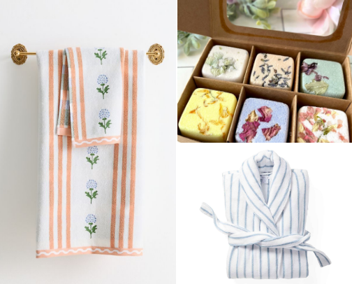 DIY at Home Spa Experience. Products That Transform Your Bathroom to a 5-Star Spa cover photo collage