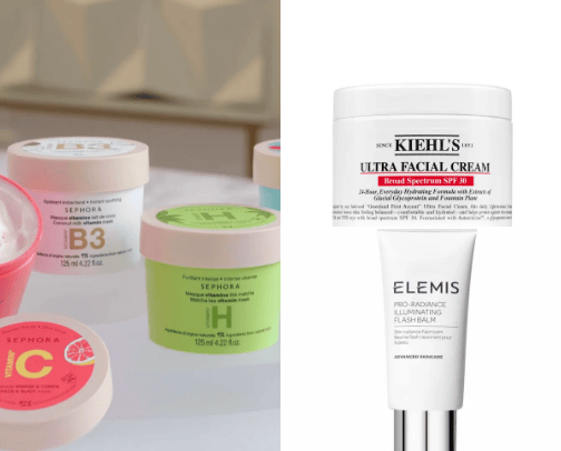 Skin care cover photo collage