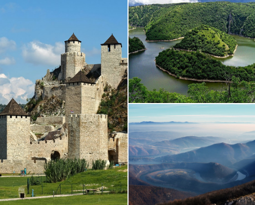 Visit Serbia cover photo collage