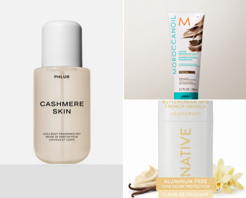 Products I use everyday and L😍VE cover photo collage