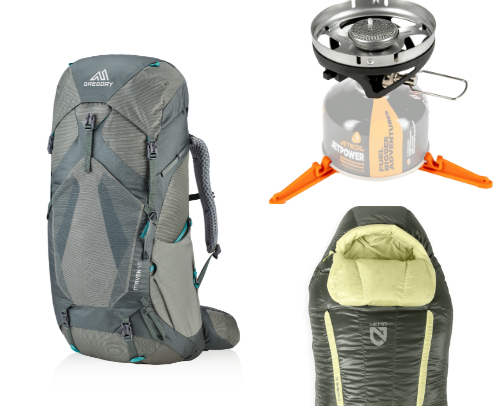 Backpacking Gear cover photo collage