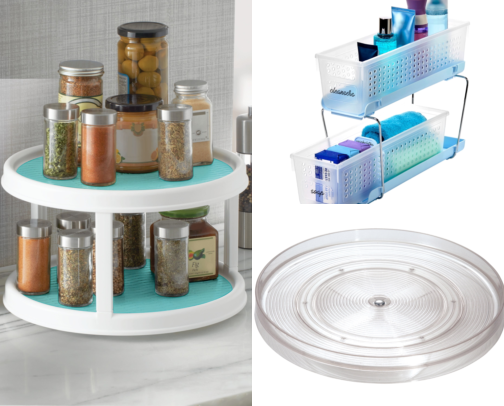 I Stopped Climbing Counters After Putting Turntable Lazy Susans in My Cabinets cover photo collage