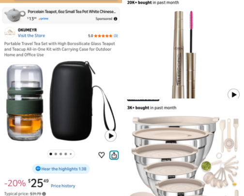 Amazon Finds cover photo collage