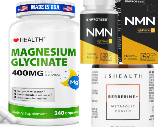 Supplements I swear By cover photo collage