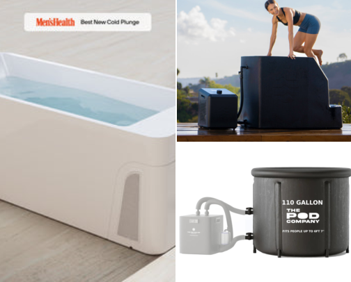 At-Home Cold Plunge & Sauna Recovery: 18 Bestsellers for Faster Comebacks ❄️ cover photo collage