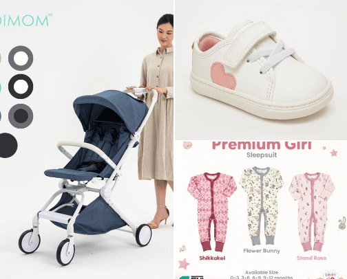 Baby / children's equipment cover photo collage